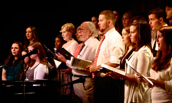 Photo of college choir